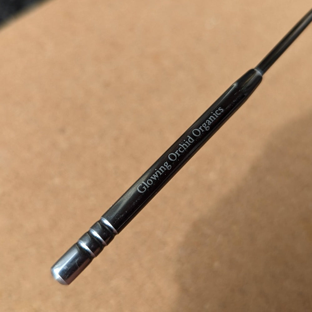 Tongue cleaner and scraper by glowing orchid stainless steel design