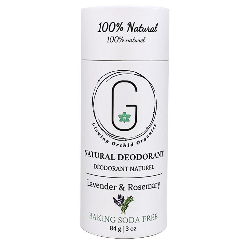 Grapefruit Bergamot 84 g Baking Soda Free Deodorant in paper biodegradable tube