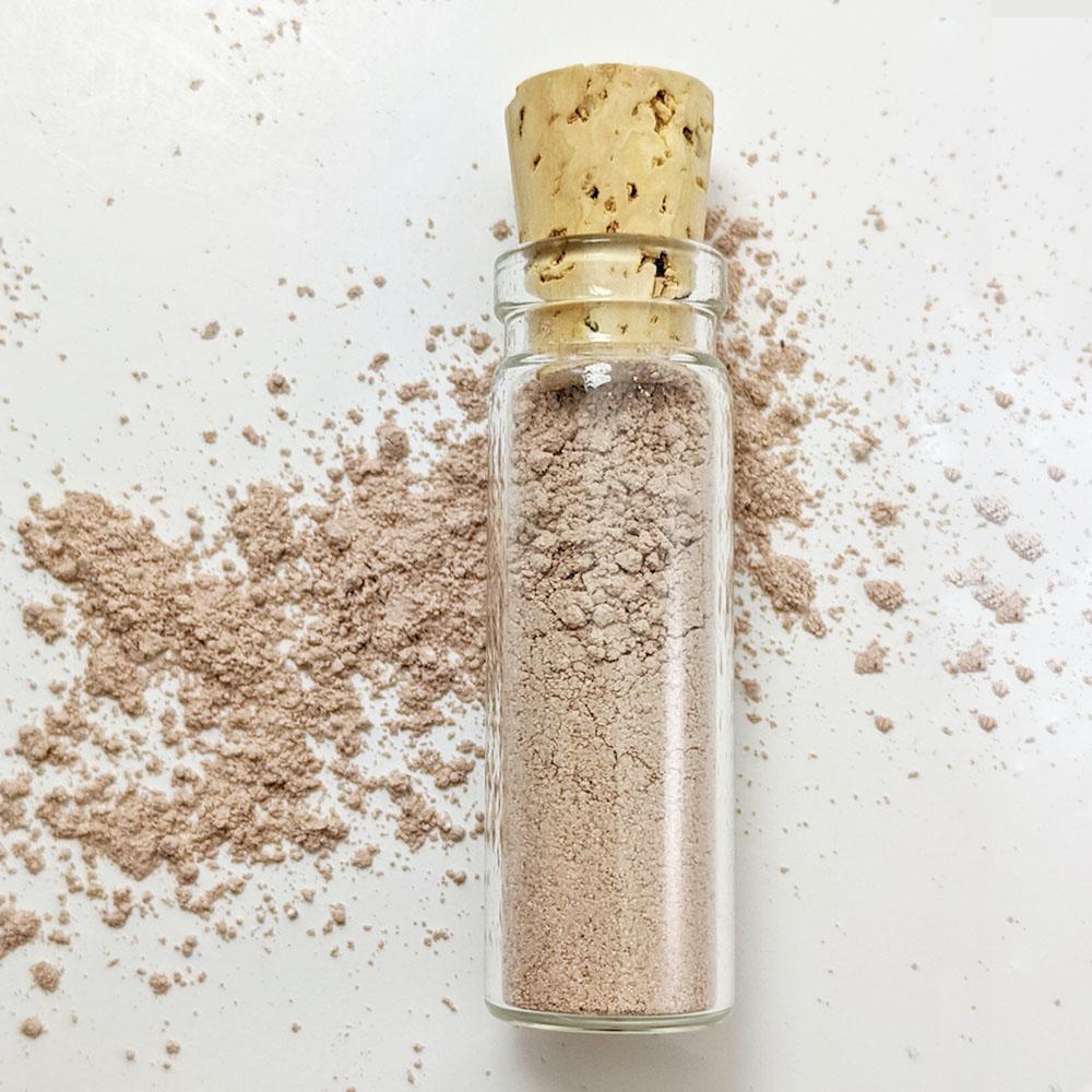 100% Natural Vegan Pink Clay & Rose (Balancing & Tightening) Facial Clay Mask Sample Size Glowing Orchid Organics