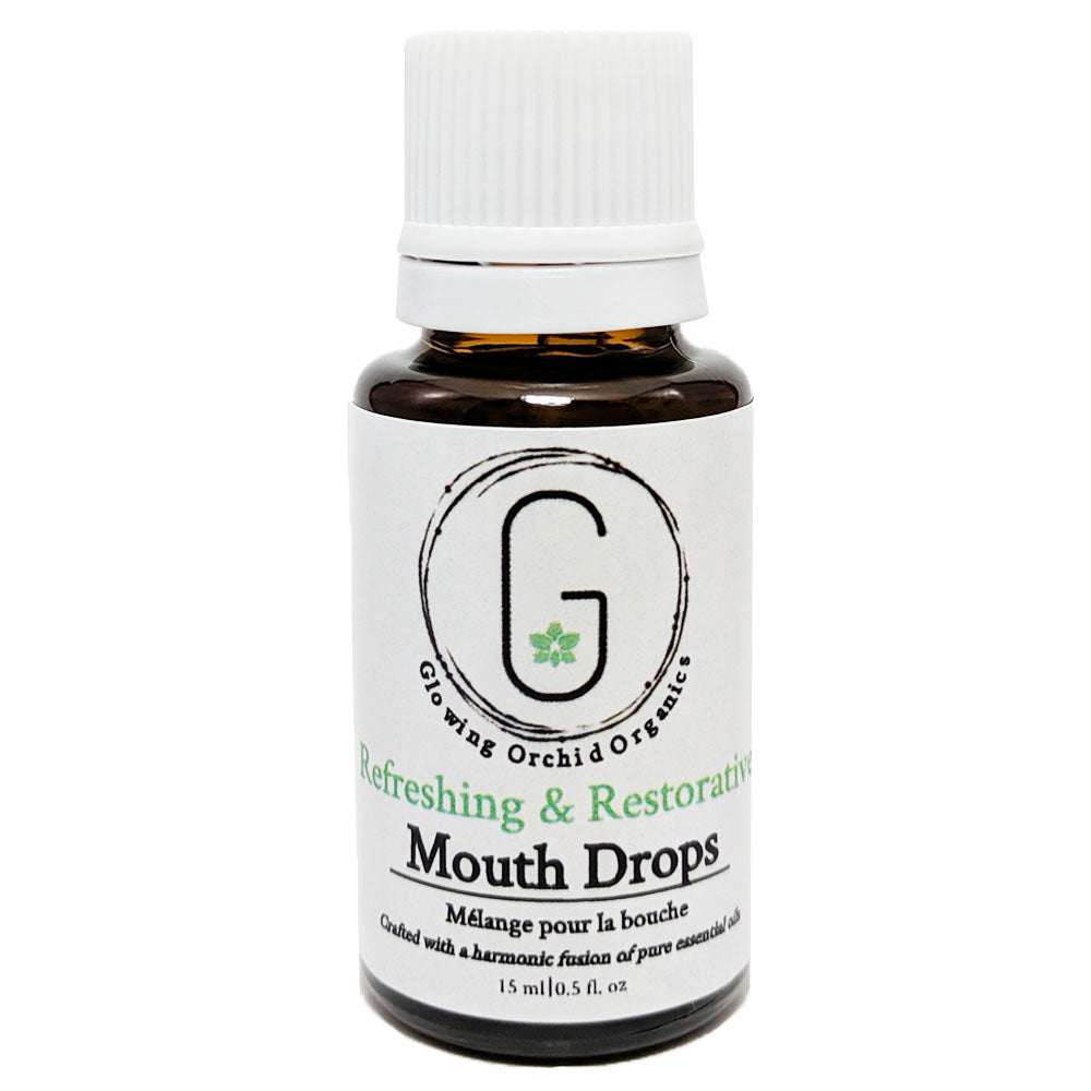 Refreshing & Restorative Mouth Drops (15 ml) Glowing Orchid Organics