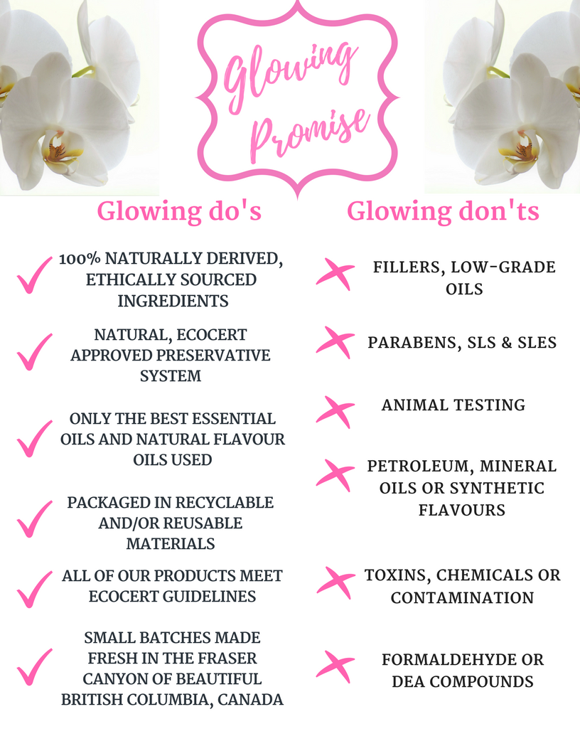 Glowing Orchid Organics Glowing Promise