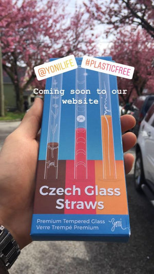 Glass Straws Front Packaging Details Borosilicate Yoni