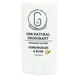 Travel Size Lemongrass & Rose Natural Deodorant